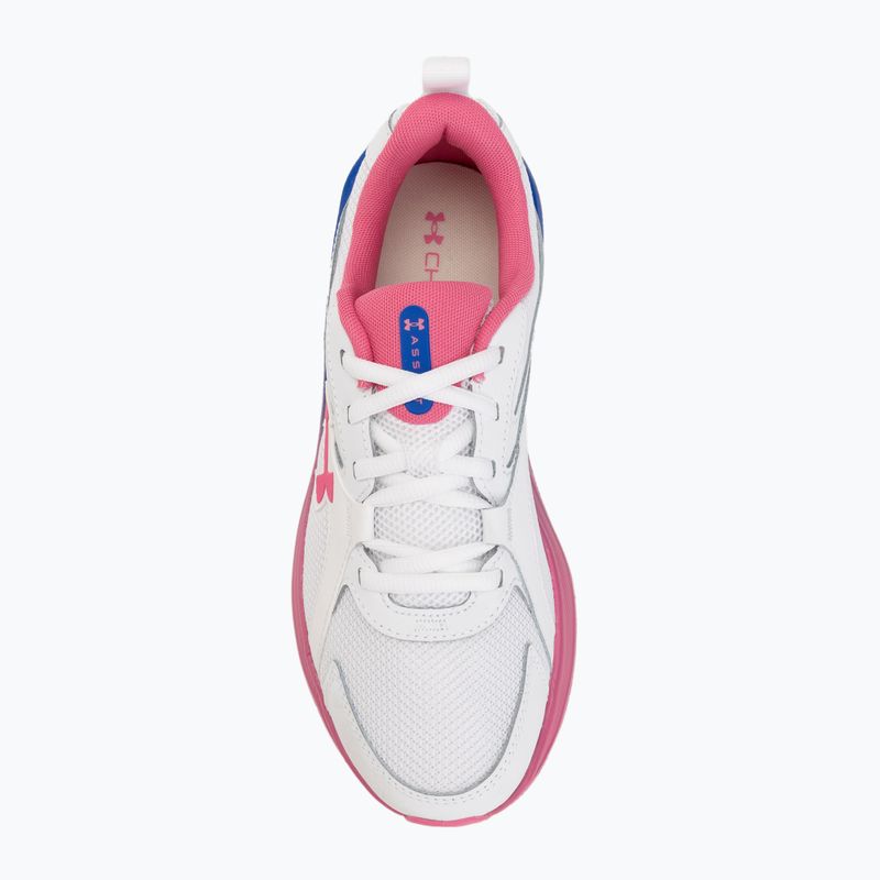 Moteriški bėgimo batai Under Armour Assert 11 white/pink frenzy/pink frenzy 5
