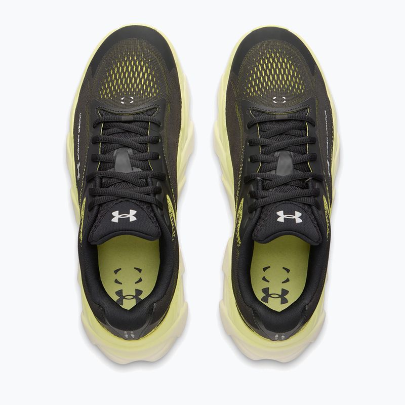 Vyriški bėgimo batai Under Armour Halo Runner 2 Ultimate Black/Sonic Yellow/Metallic Silver 3