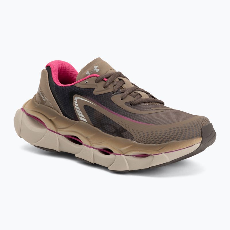 Moteriški bėgimo batai Under Armour Halo Racer 2 desert taupe/virtual pink/peppercorn