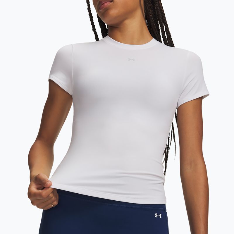 Moteriški treniruočių marškinėliai Under Armour Motion Fitted SS white/halo gray 3