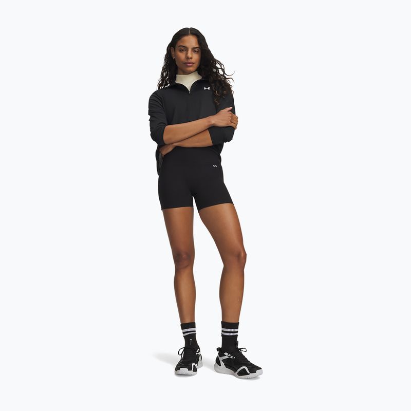 Moteriški treniruočių šortai Under Armour Motion Middy ultimate black/white 2