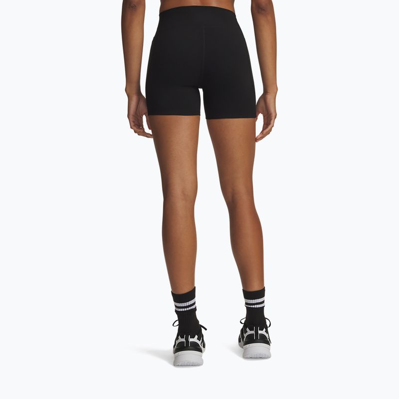 Moteriški treniruočių šortai Under Armour Motion Middy ultimate black/white 3