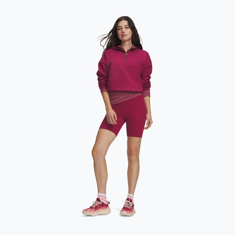 Moteriški treniruočių šortai Under Armour Motion Bike Shorts claret/ox blood 2
