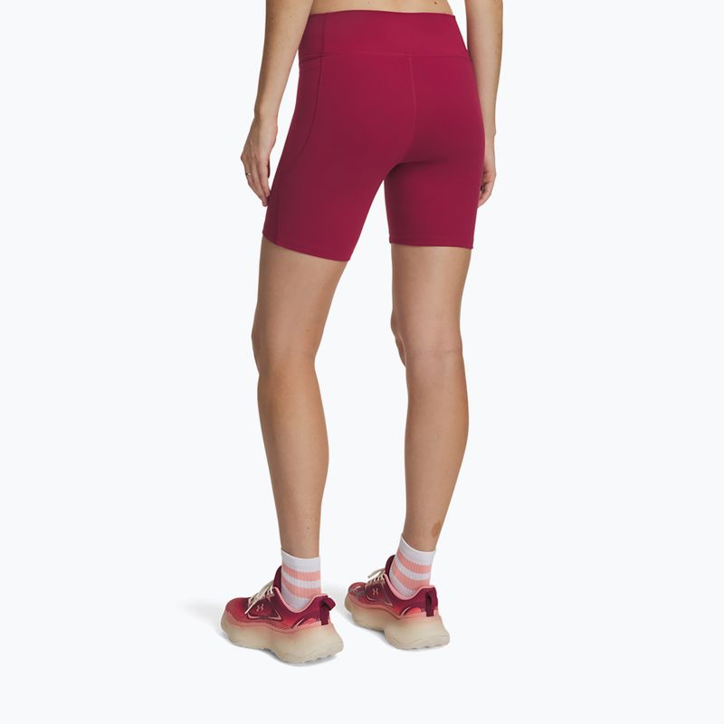 Moteriški treniruočių šortai Under Armour Motion Bike Shorts claret/ox blood 3