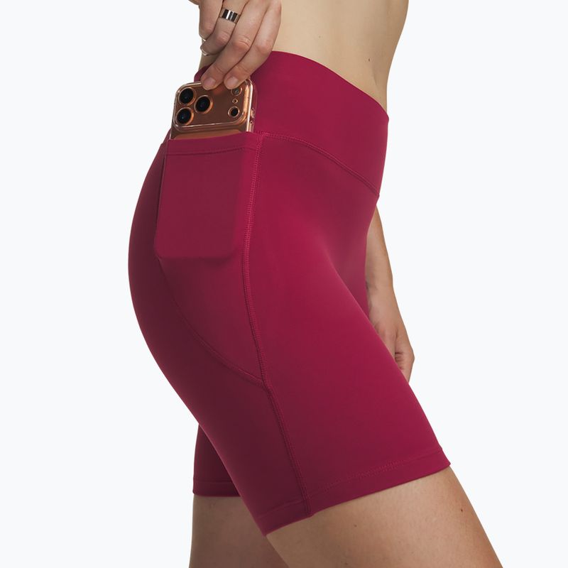 Moteriški treniruočių šortai Under Armour Motion Bike Shorts claret/ox blood 4