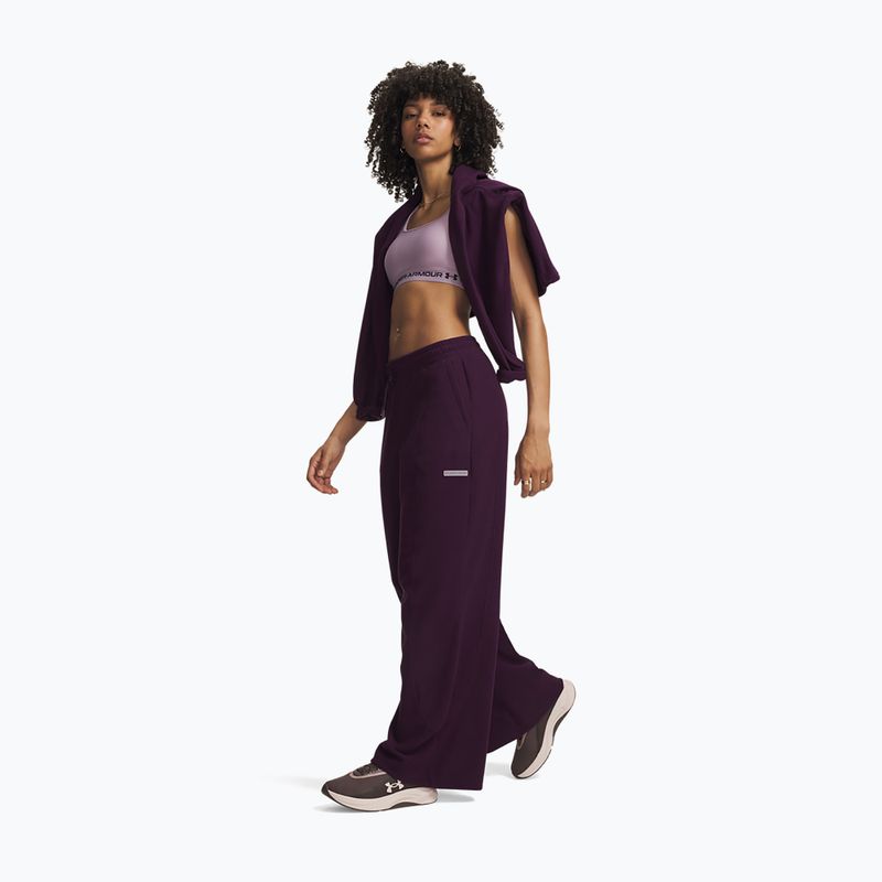 Moteriškos treniruočių kelnės Under Armour Performance Fleece Pants purple echo/purple echo 2