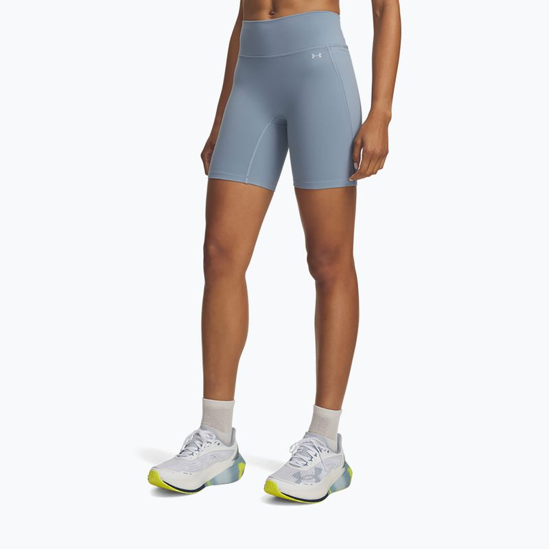 Moteriški treniruočių šortai Under Armour Motion Bike Shorts blue wind/blue fog