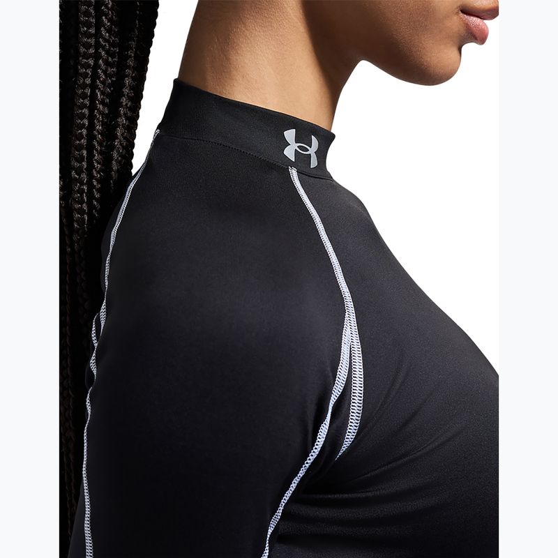 Moteriški treniruočių marškinėliai ilgomis rankovėmis Under Armour ColdGear Elite Mock ultimate black/reflective 8