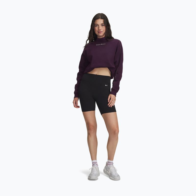 Moteriški treniruočių šortai Under Armour Motion Bike Shorts ultimate black/white 2