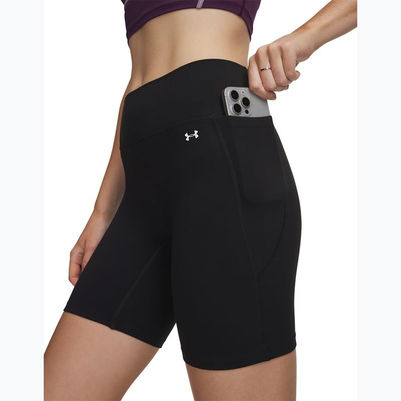 Moteriški treniruočių šortai Under Armour Motion Bike Shorts ultimate black/white 4