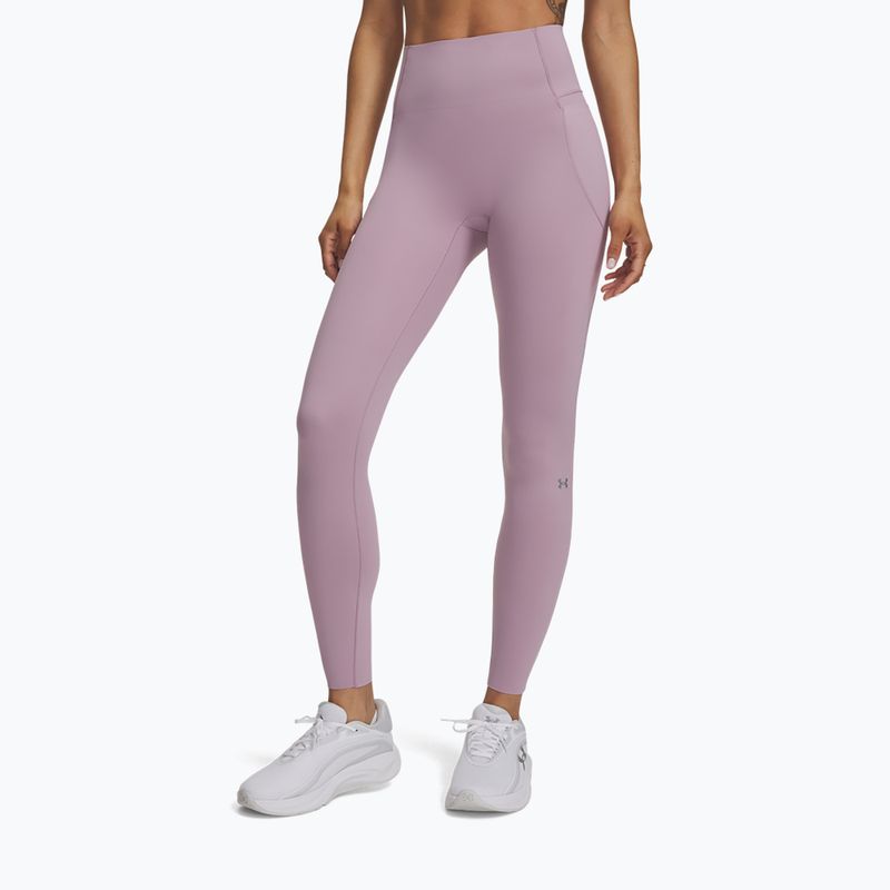Moteriškos treniruočių tamprės Under Armour Vanish Elite Leggings mauve pink/metallic silver