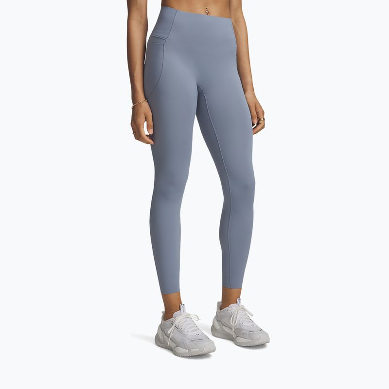 Moteriškos treniruočių tamprės Under Armour Vanish Elite Leggings blue wind/metallic silver