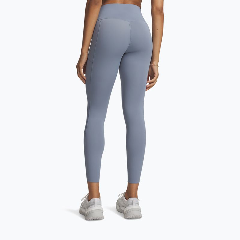 Moteriškos treniruočių tamprės Under Armour Vanish Elite Leggings blue wind/metallic silver 3