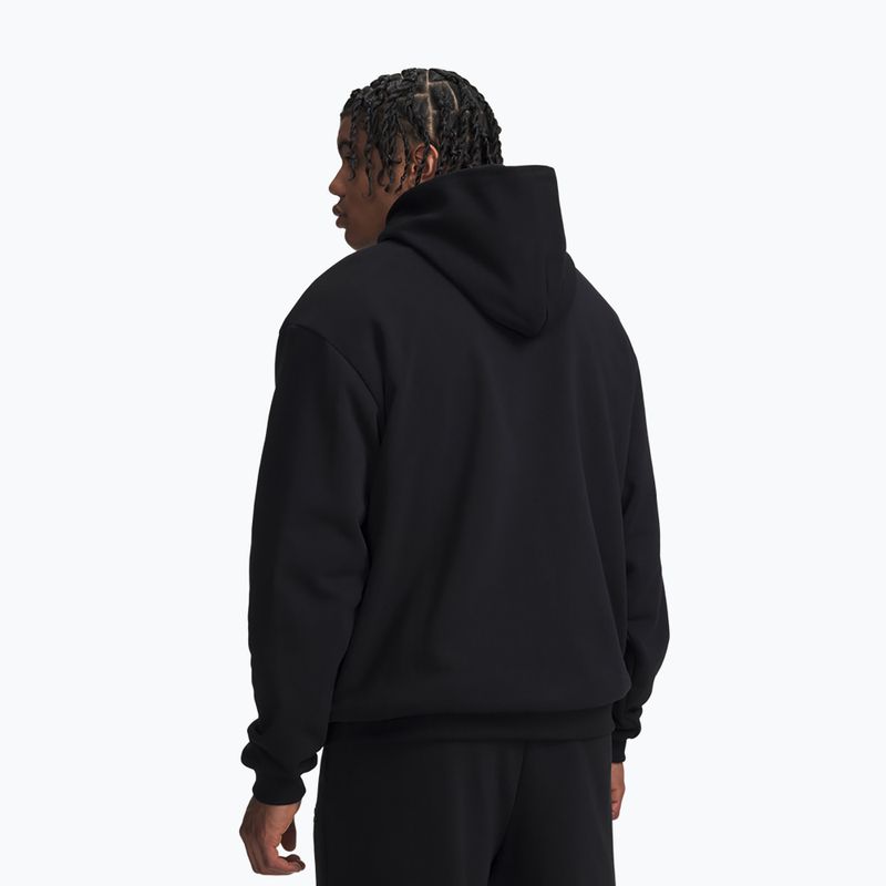 Vyriškas džemperis Under Armour Icon Heavyweight Terry Hoodie ultimate black/ultimate black 2