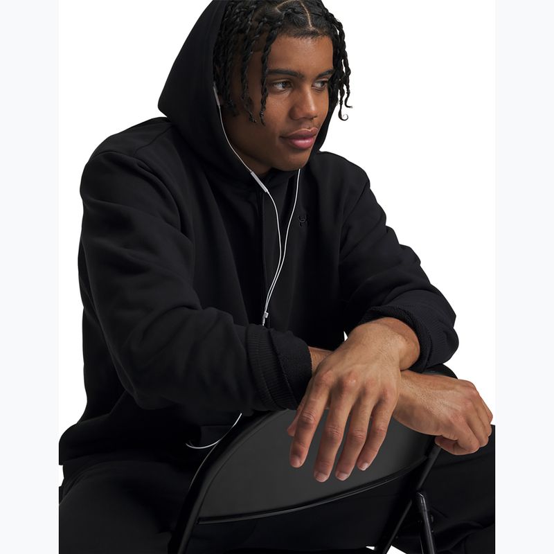 Vyriškas džemperis Under Armour Icon Heavyweight Terry Hoodie ultimate black/ultimate black 3