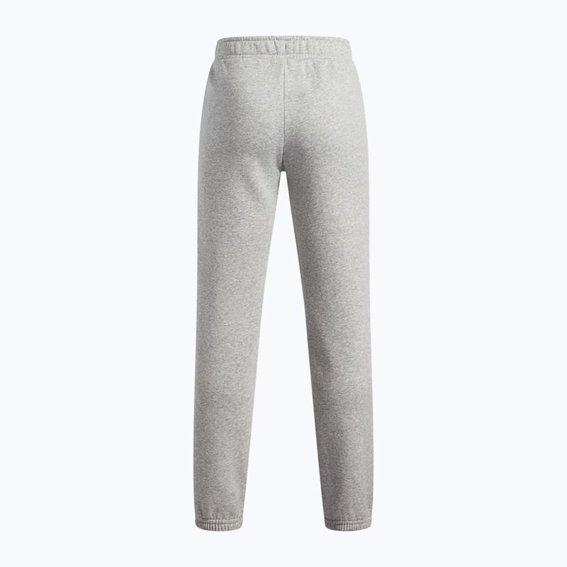 Vaikiškos kelnės Under Armour B Rival Fleece Jogger mod gray light heather/white 2