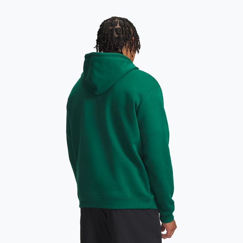Vyriškas džemperis Under Armour Rival Fleece Hoodie campus ivy/white 2