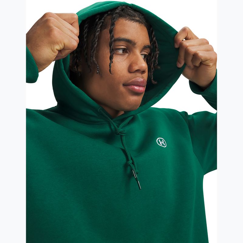 Vyriškas džemperis Under Armour Rival Fleece Hoodie campus ivy/white 3