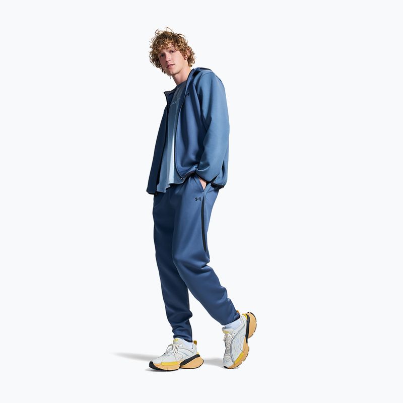 Vyriškos kelnės Under Armour Unstoppable Fleece Jogger Downpour Gray/Black 2
