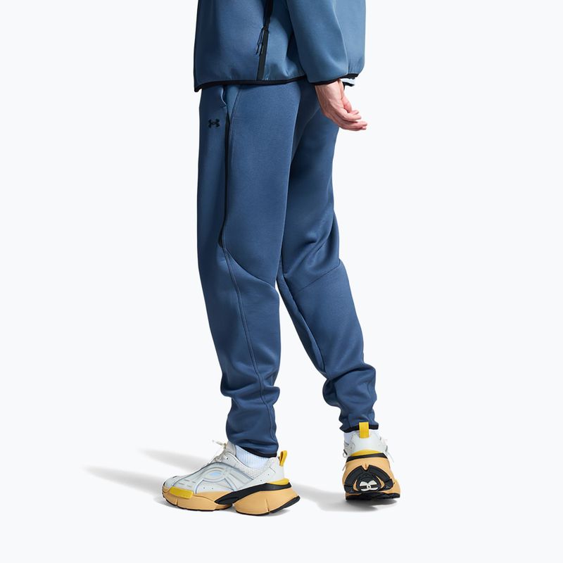 Vyriškos kelnės Under Armour Unstoppable Fleece Jogger Downpour Gray/Black 4