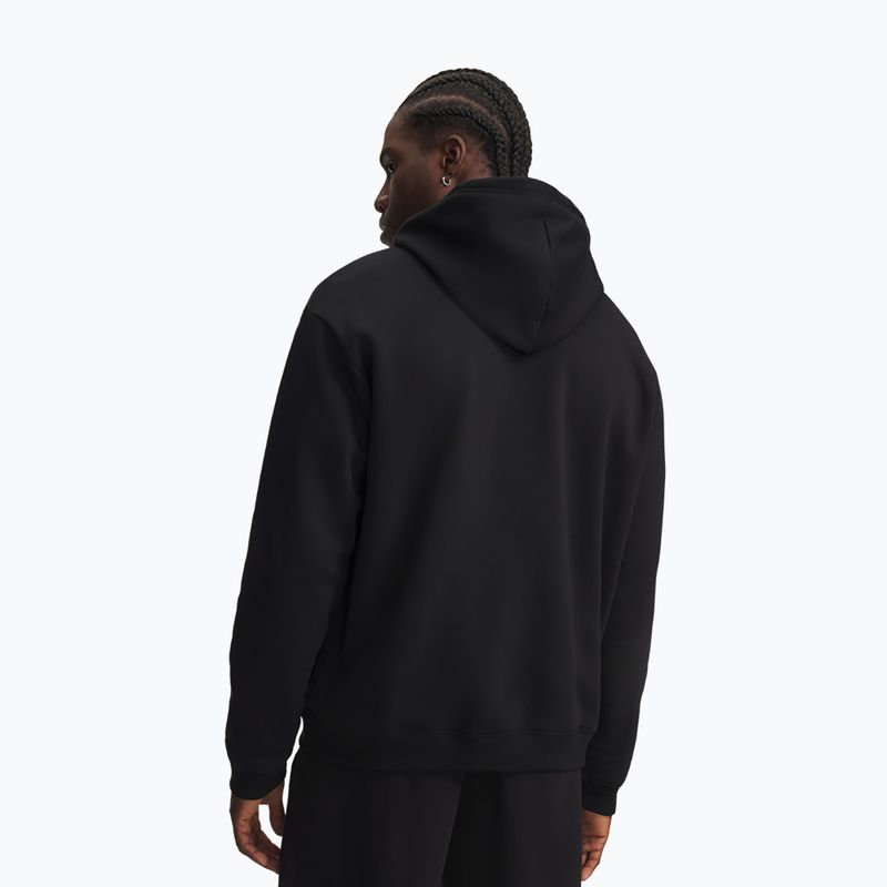 Vyriškas džemperis Under Armour Rival Fleece Hoodie ultimate black/white 2