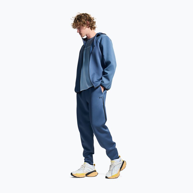 Vyriškas treniruočių džemperis Under Armour Unstoppable Fleece downpour gray/black 2