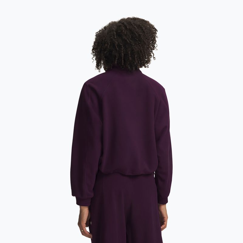 Moteriškas treniruočių džemperis Under Armour Performance Fleece Qz purple echo/purple echo 2