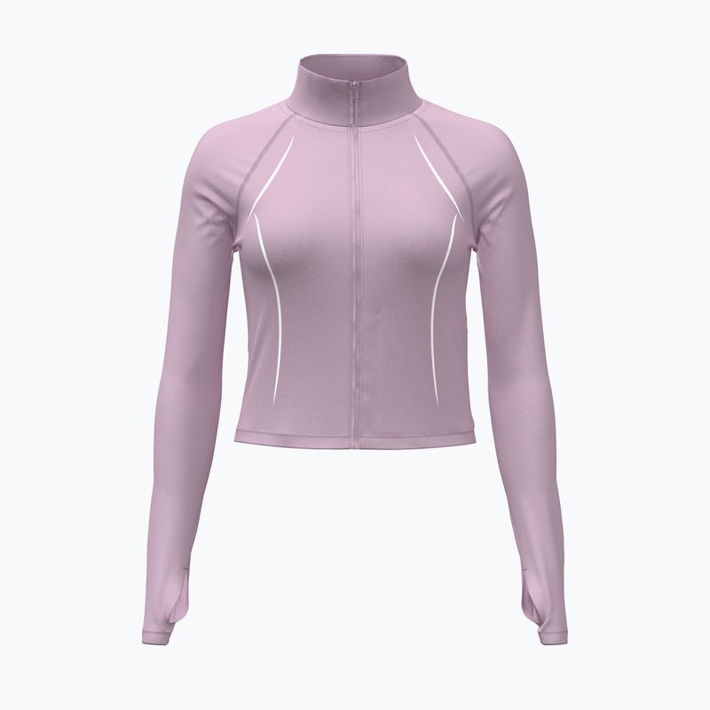 Moteriškas treniruočių džemperis Under Armour Meridian Contour Full Zip mauve pink/white/mauve pink