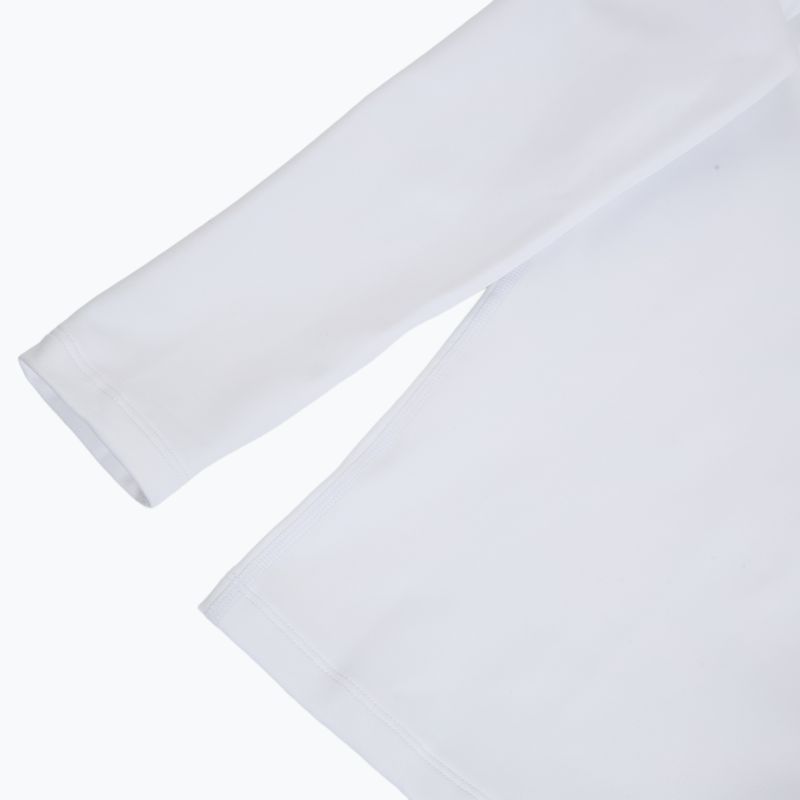 Moteriški treniruočių marškinėliai ilgomis rankovėmis Under Armour ColdGear Mock LS white/halo gray 7