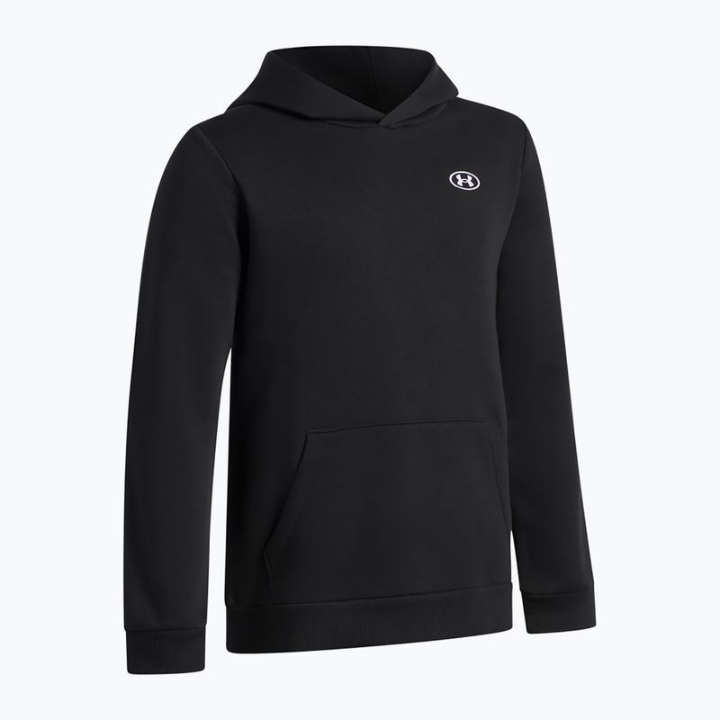 Vaikiškas džemperis Under Armour B Rival Fleece Hoodie ultimate black/white 3