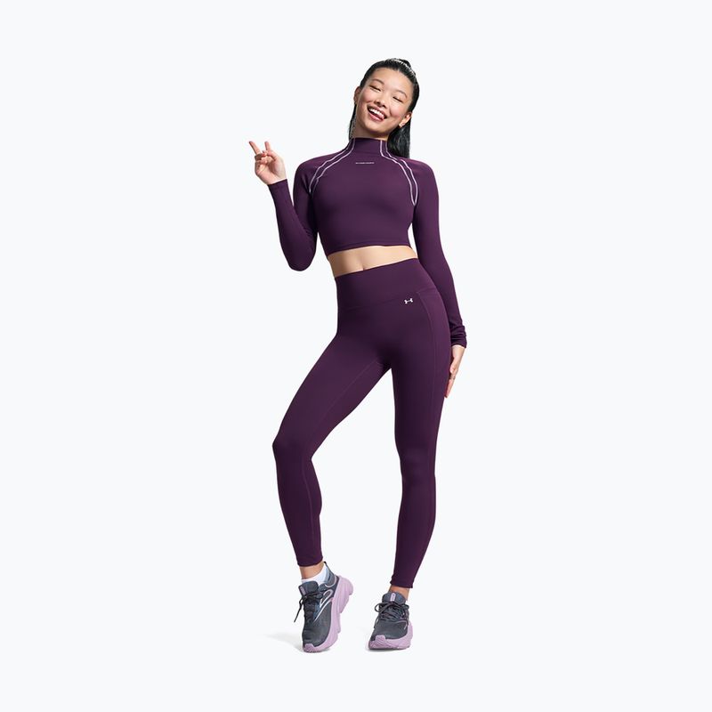 Moteriškos treniruočių tamprės Under Armour Motion Leggings purple echo/mauve pink 2