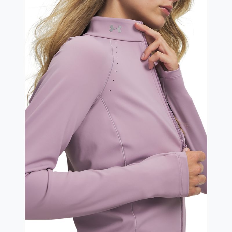 Moteriškas treniruočių džemperis Under Armour Vanish Elite mauve pink/metallic silver 3