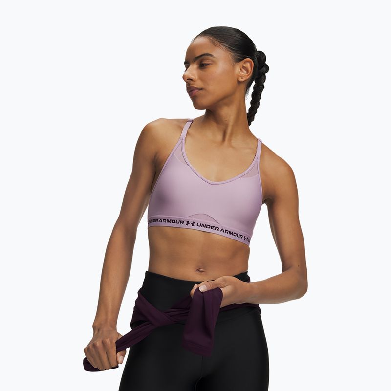Sportinė liemenėlė Under Armour Crossback Low mauve pink/purple echo