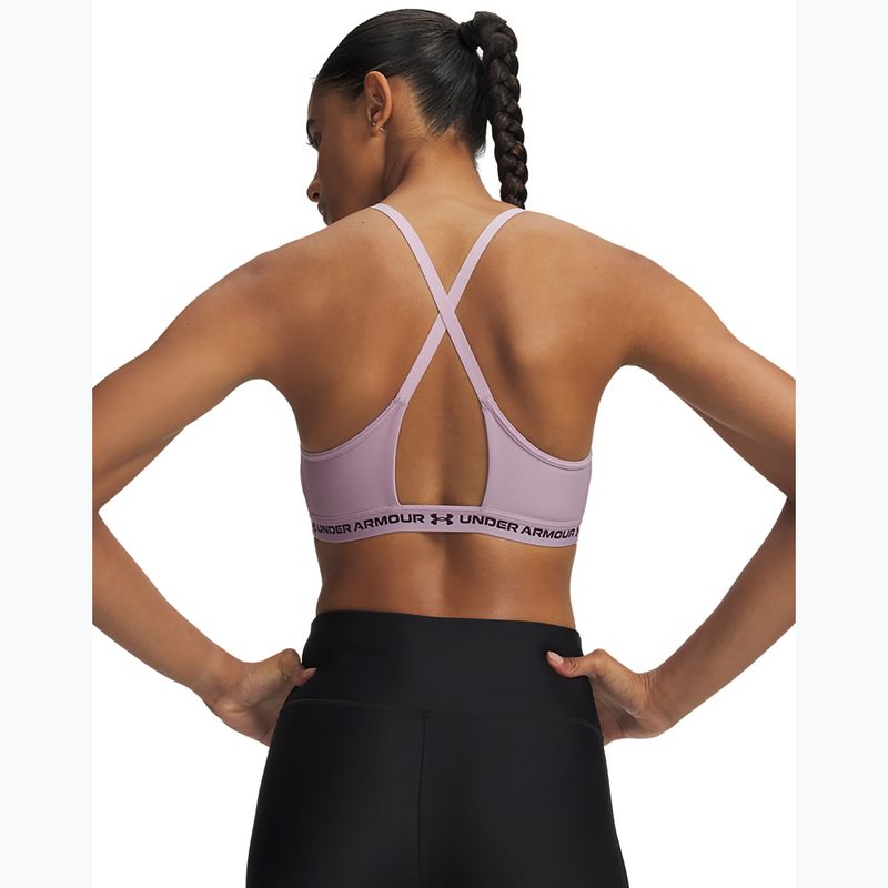 Sportinė liemenėlė Under Armour Crossback Low mauve pink/purple echo 2