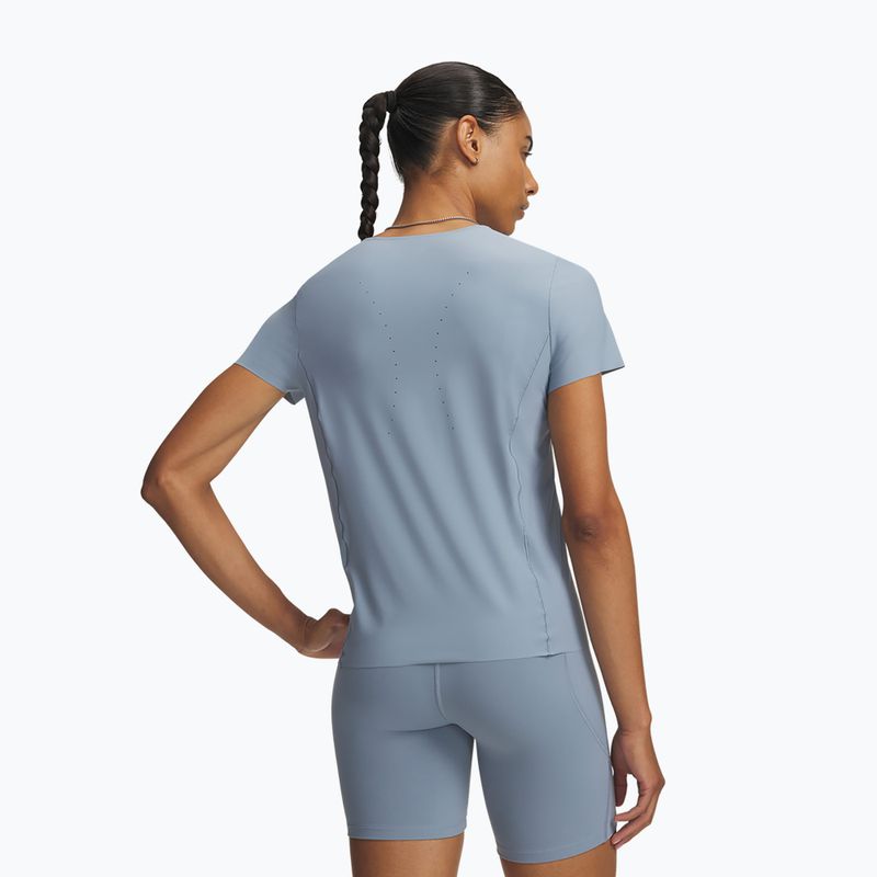 Moteriški treniruočių marškinėliai Under Armour Vanish Elite SS blue wind/metallic silver 2