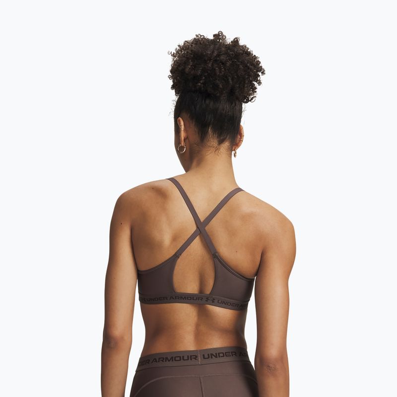Sportinė liemenėlė Under Armour Crossback Low peppercorn/kona brown 2