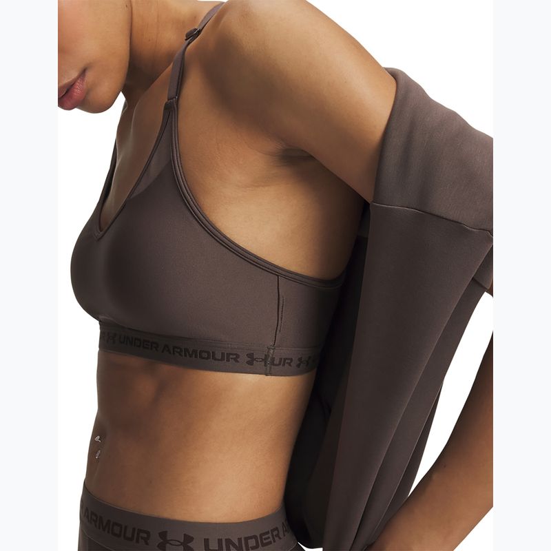 Sportinė liemenėlė Under Armour Crossback Low peppercorn/kona brown 3