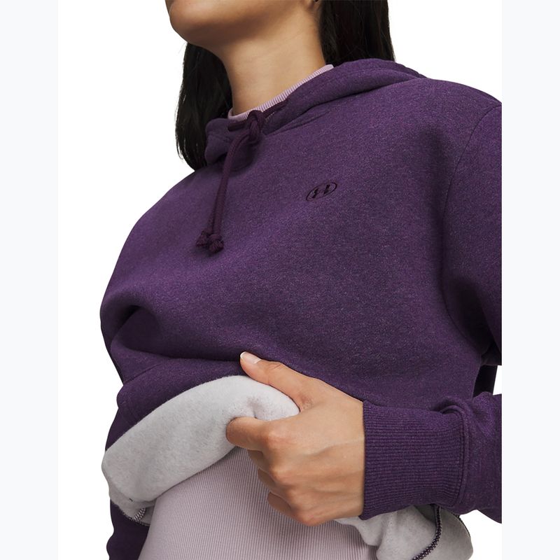Moteriškas džemperis Under Armour Rival Fleece Hoodie purple echo light heather/purple echo 3
