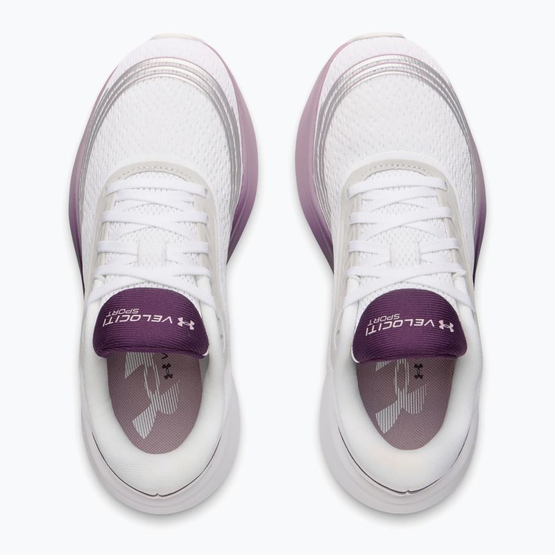 Moteriški bėgimo batai Under Armour Velociti Sport white/purple echo/mauve pink 3