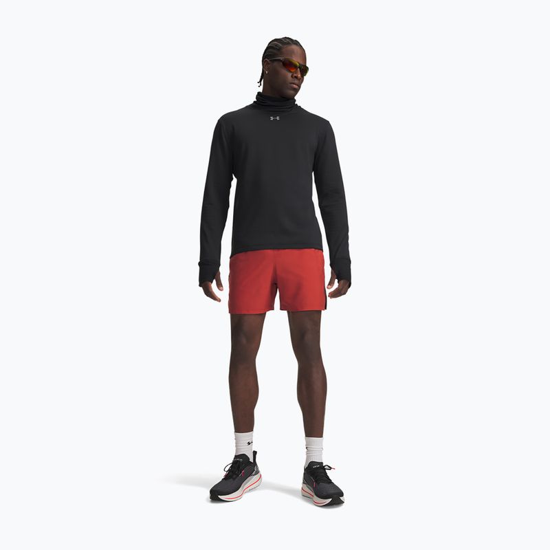 Vyriški bėgimo šortai Under Armour Launch 5" Shorts heritage red/black/reflective 2