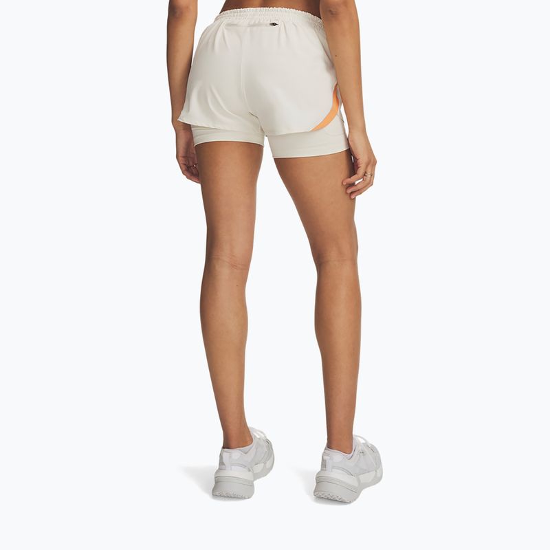 Moteriški bėgimo šortai Under Armour Velociti Pro 4" 2N1 Shorts stone/reflective 3