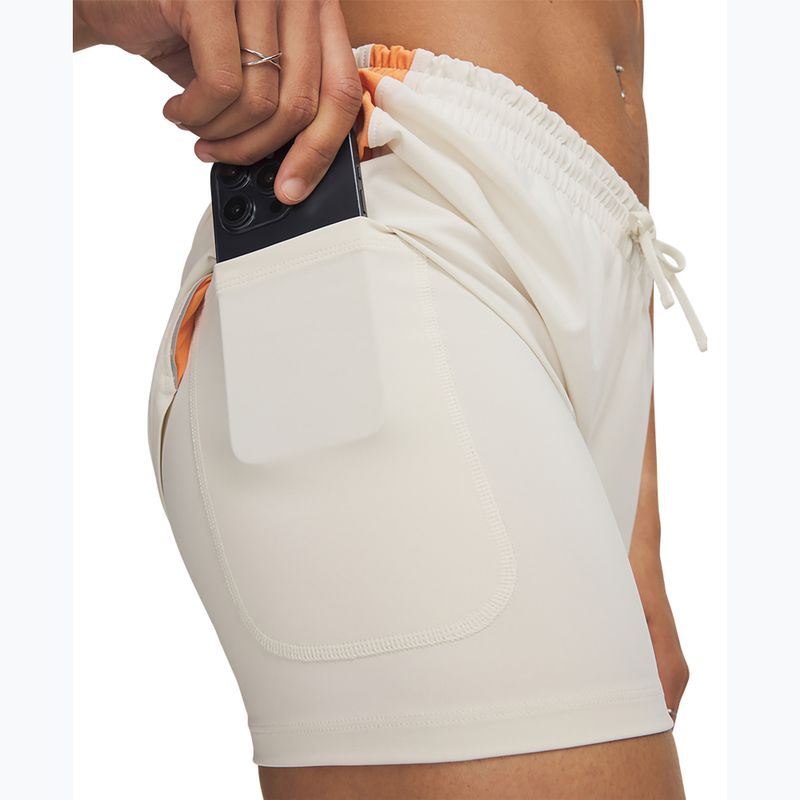 Moteriški bėgimo šortai Under Armour Velociti Pro 4" 2N1 Shorts stone/reflective 4