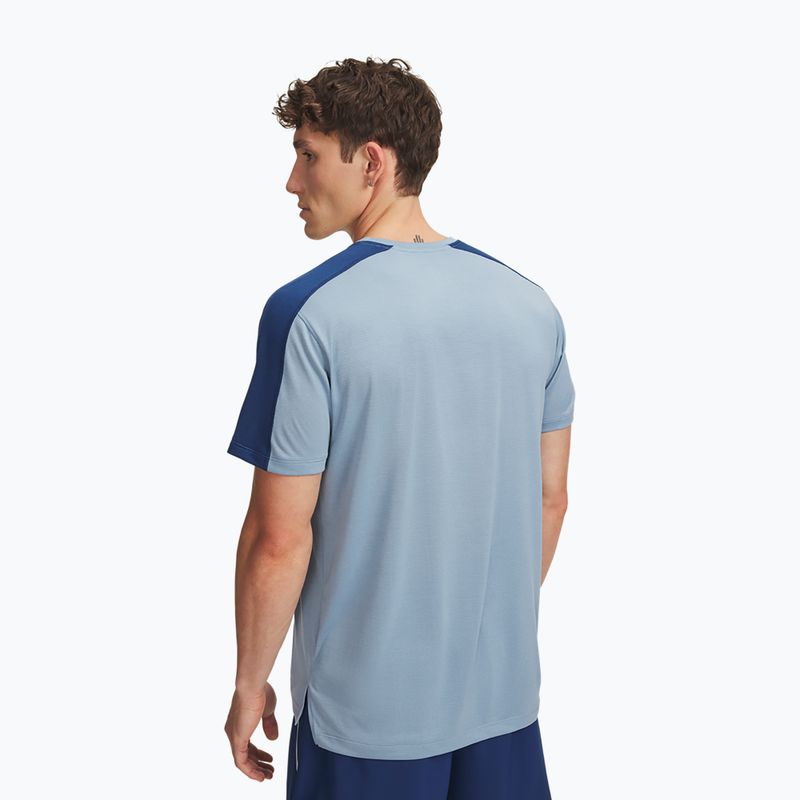 Vyriški bėgimo marškinėliai Under Armour Velociti Reflect blue wind/blackout navy/reflective 2