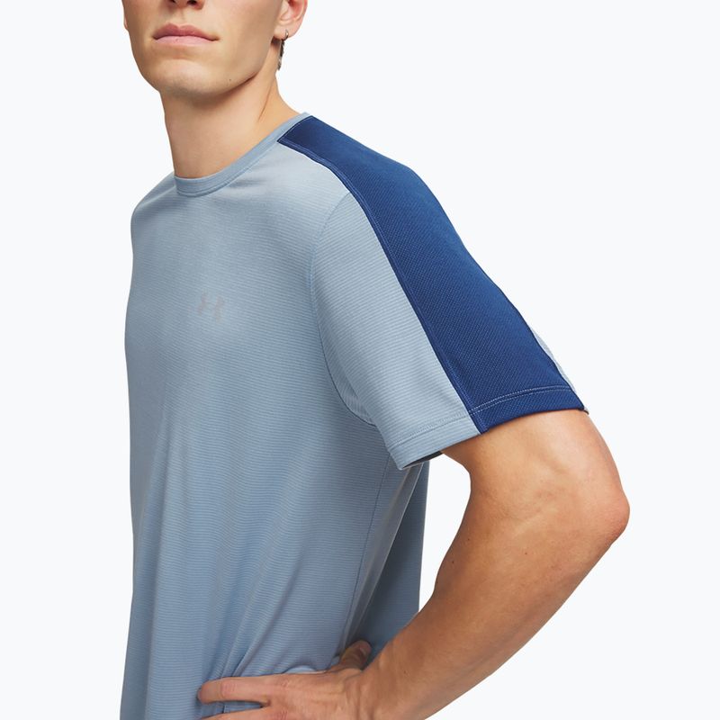 Vyriški bėgimo marškinėliai Under Armour Velociti Reflect blue wind/blackout navy/reflective 3
