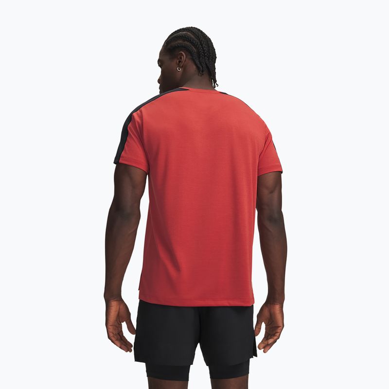 Vyriški bėgimo marškinėliai Under Armour Velociti Reflect heritage red/black/reflective 2