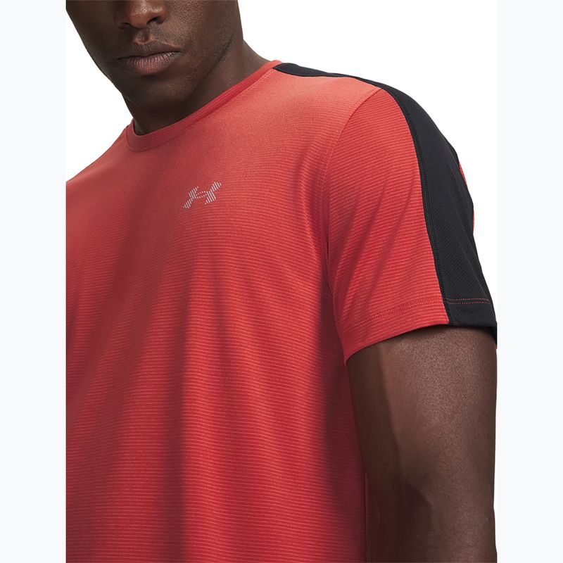 Vyriški bėgimo marškinėliai Under Armour Velociti Reflect heritage red/black/reflective 3