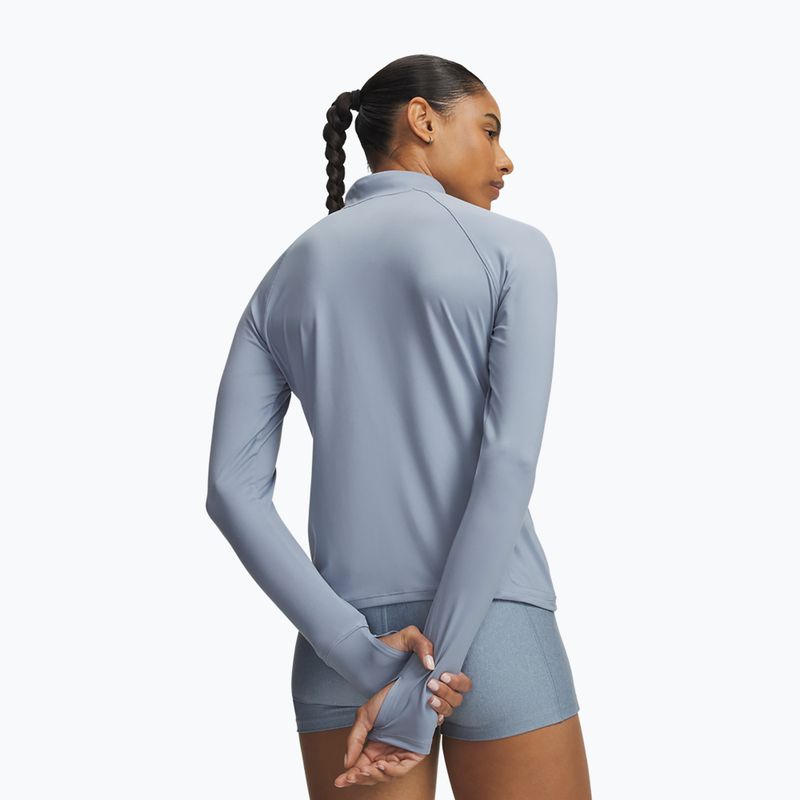 Moteriškas bėgimo džemperis Under Armour Velociti Half Zip blue wind/reflective 2