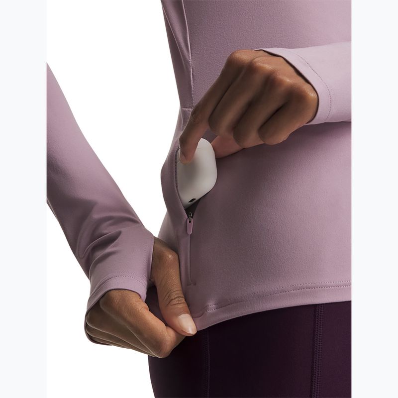 Moteriškas bėgimo džemperis Under Armour Velociti Half Zip mauve pink/reflective 3
