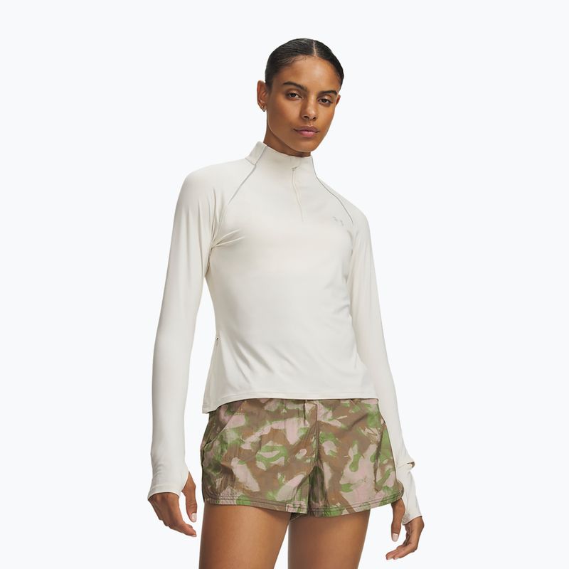 Moteriškas bėgimo džemperis Under Armour Velociti Half Zip stone/reflective