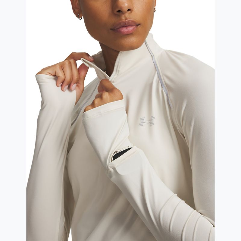 Moteriškas bėgimo džemperis Under Armour Velociti Half Zip stone/reflective 3
